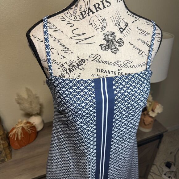 Abercrombie YPB SculptLUX Bandeau Mini Dress Blue Sz M Athletic Athleisure - Picture 3 of 11